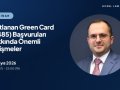Green Card (I-485) Başvurularına Yeni Kısıtlama: USCIS Kararı Sizi Nasıl Etkiliyor?