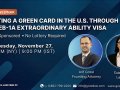Getting a Green Card in the US with an EB-1A Talent Visa