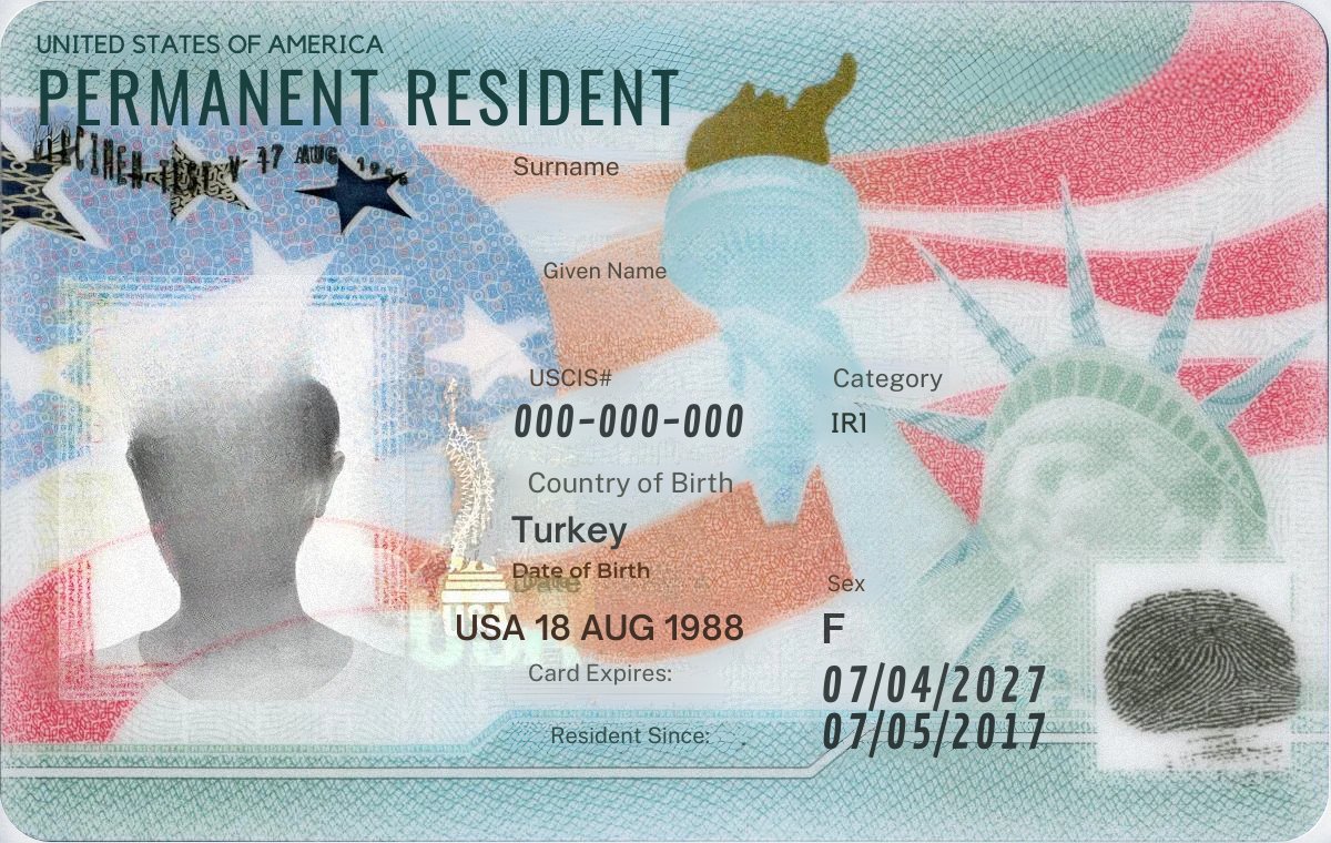 ABD Green Card (Yeşil Kart) - Kalıcı Oturum Kartı